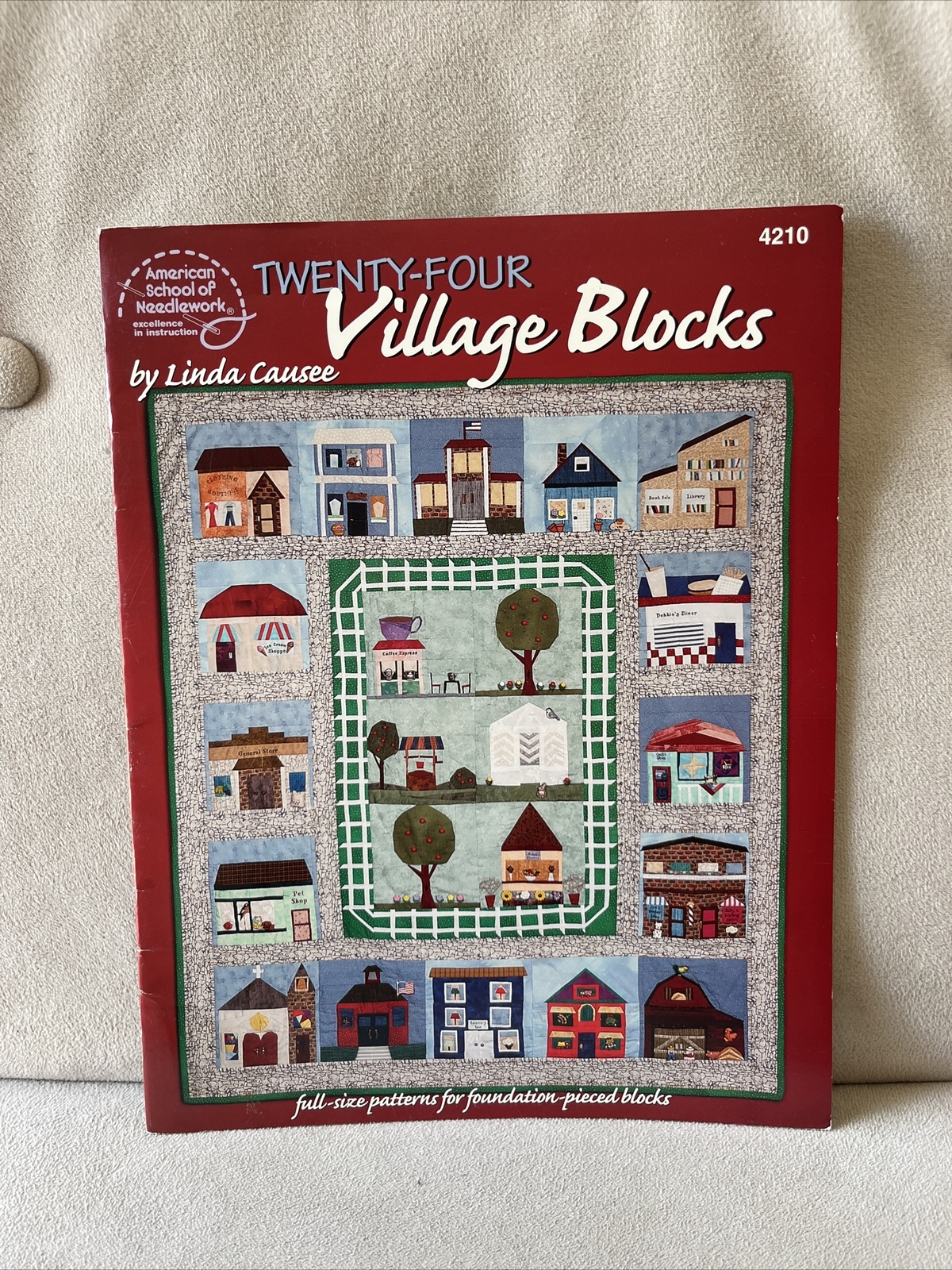 American School of Needlework twenty-Four Village Blocks 4210 - M594