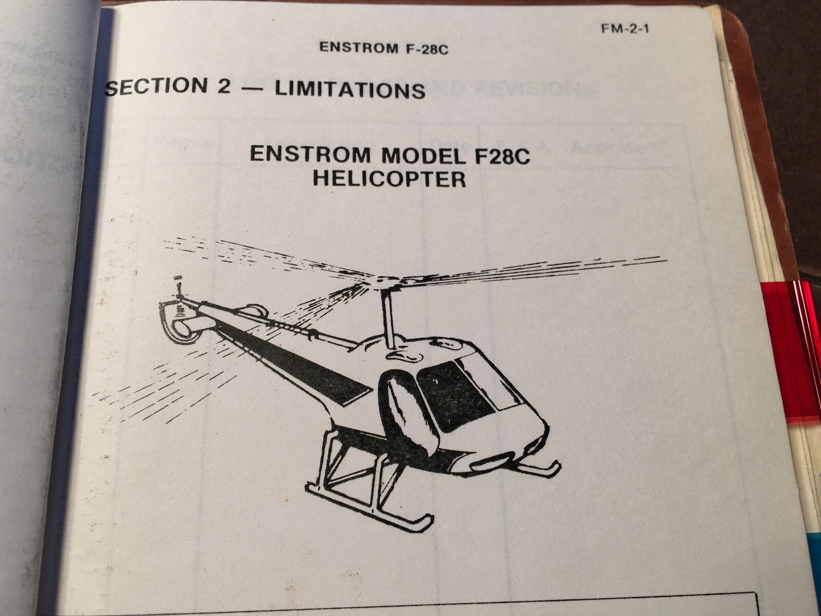 Enstrom F28-C Flight Manual