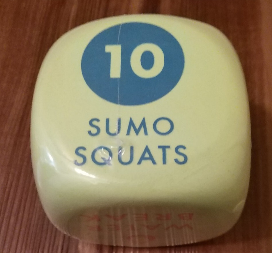 Exercise Dice (6-Sided) - Game for Group Fitness & Exercise Classes 1 Pc