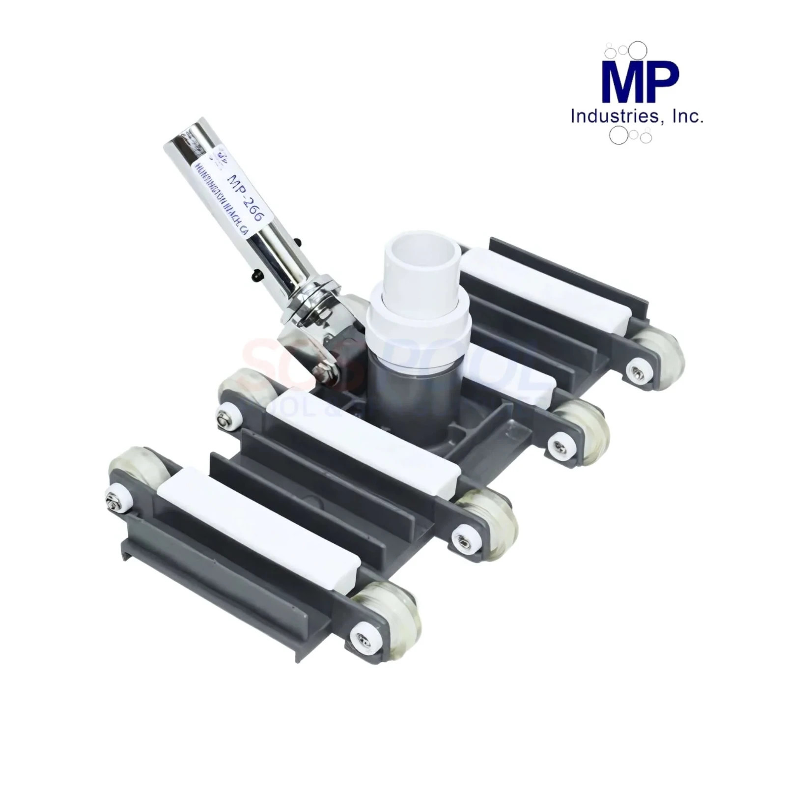 MP Industries Flexible Pool Vacuum Head W/ Extra Weights  14" Heavy-Duty MP266DX