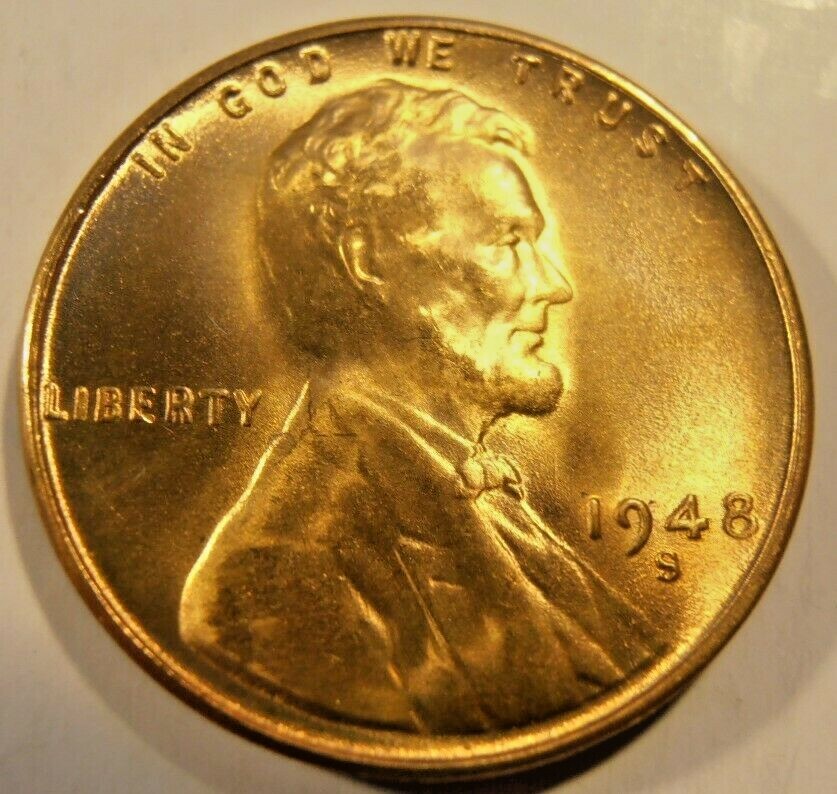 1948 S Lincoln Cent - BU from a nice roll