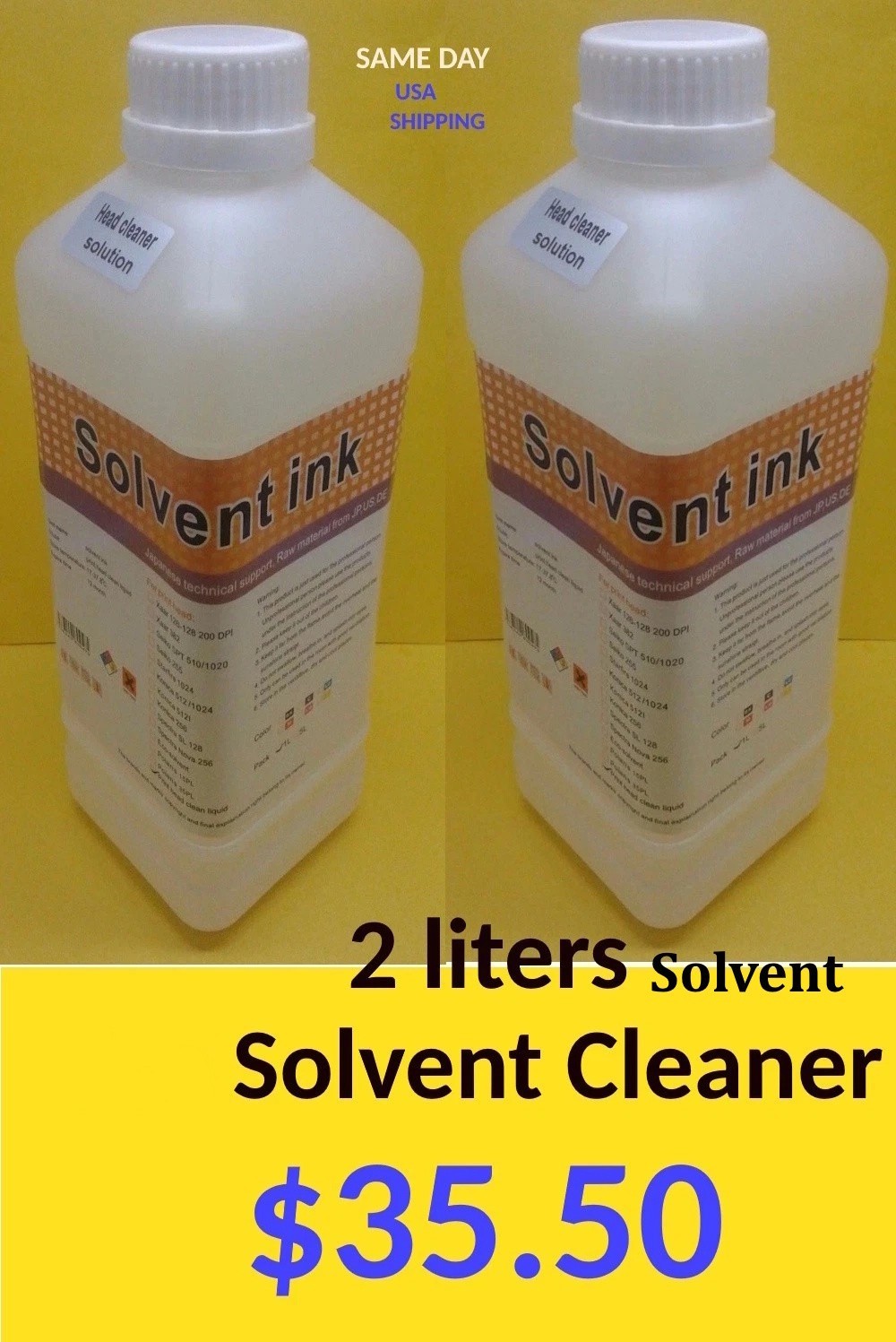 2L Solvent ink Cleaner Solution Roland Mutoh Mimaki surecolor DX4 DX5 dx11