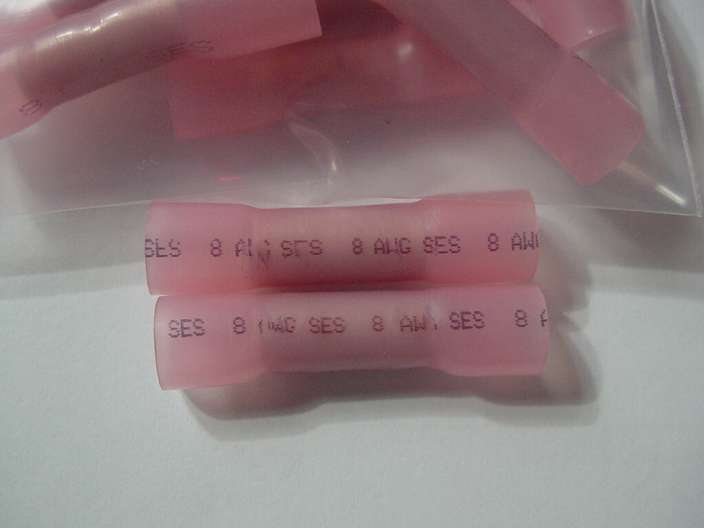 20 Krimpa-Seal 8 AWG Heat Shrink Butt Splice Crimp Connectors USA SES KS5-08