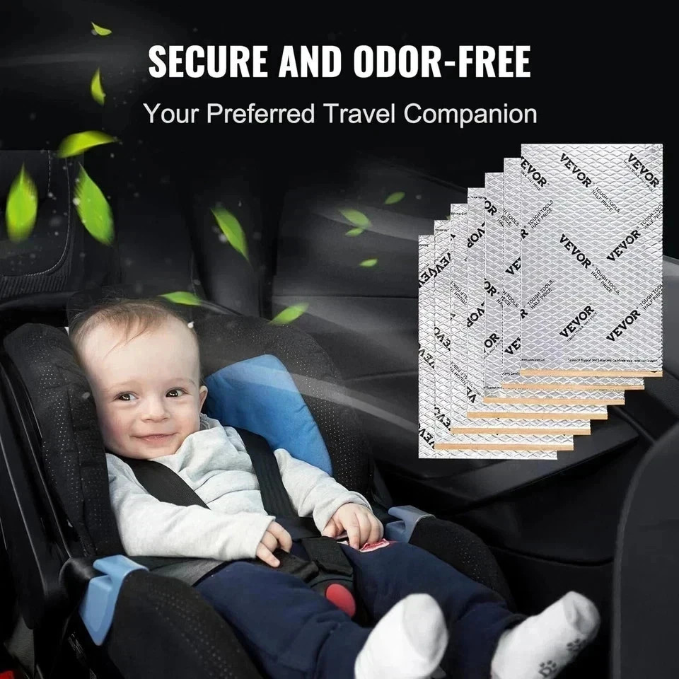 52 SqFt Car Sound Deadener Mat Proofing Thick Insulation Material Dynamat Noise