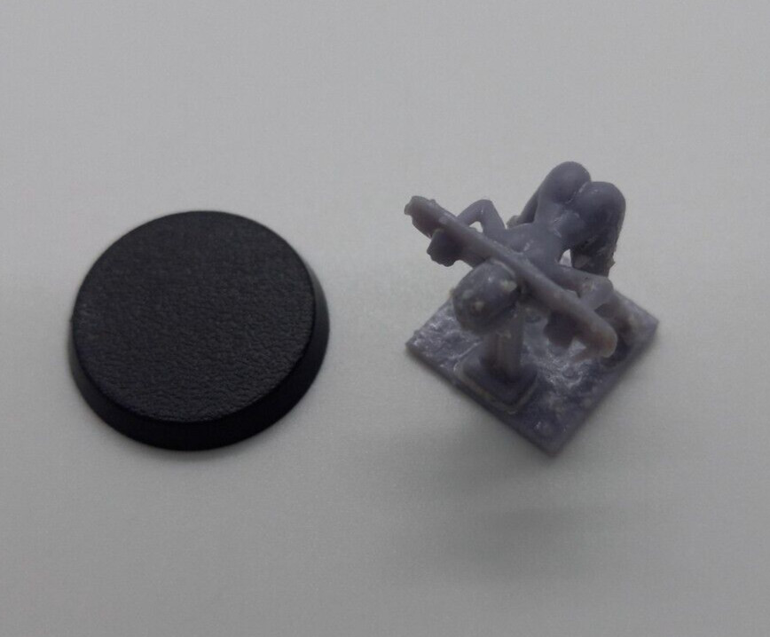 Dungeons & Dragons Nude Captive in Pillory 3D Printed Resin Model Roleplay