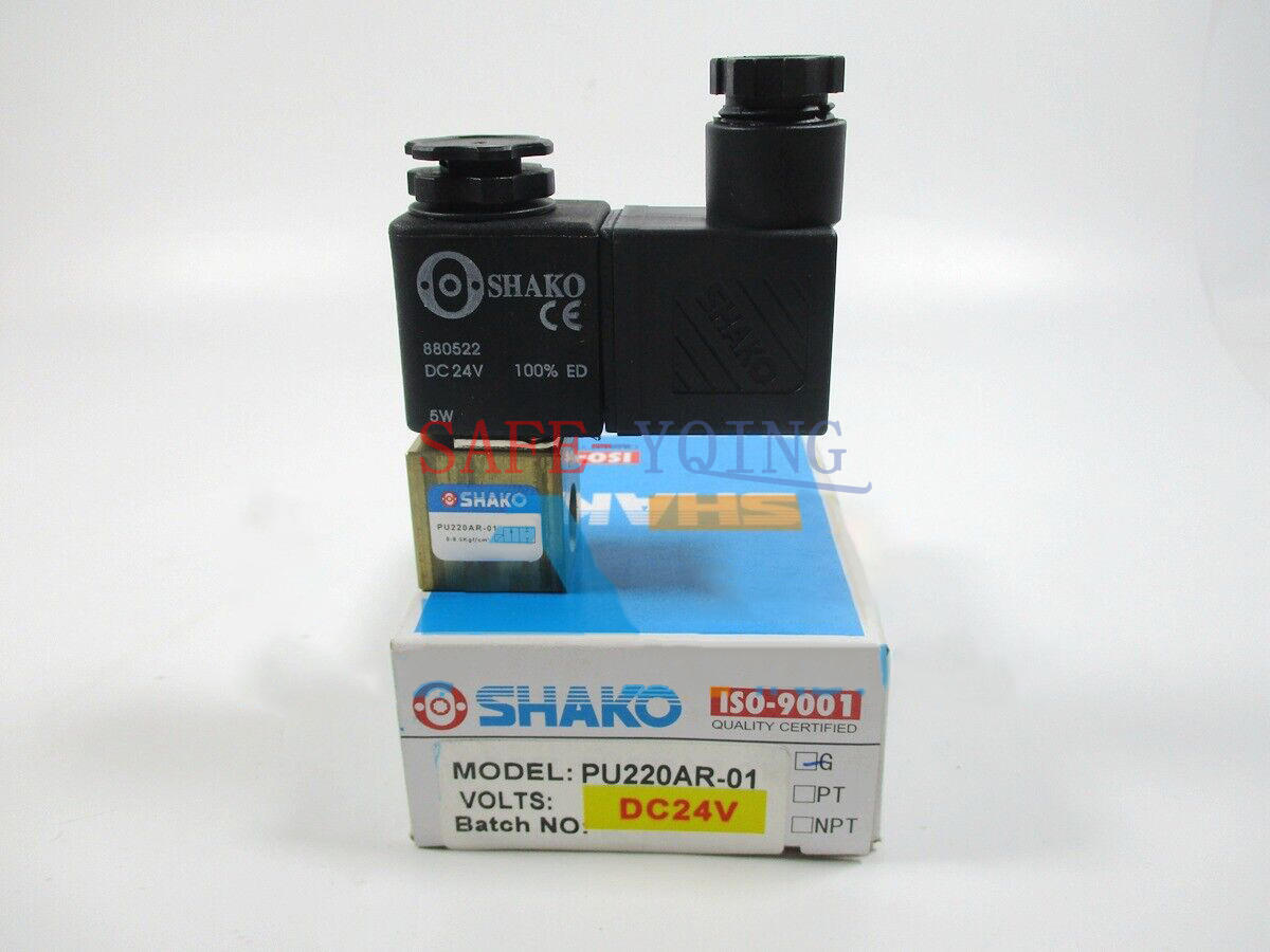 ONE SHAKO PU220AR-01 DC24/220V Two-port two-position Solenoid Valve New