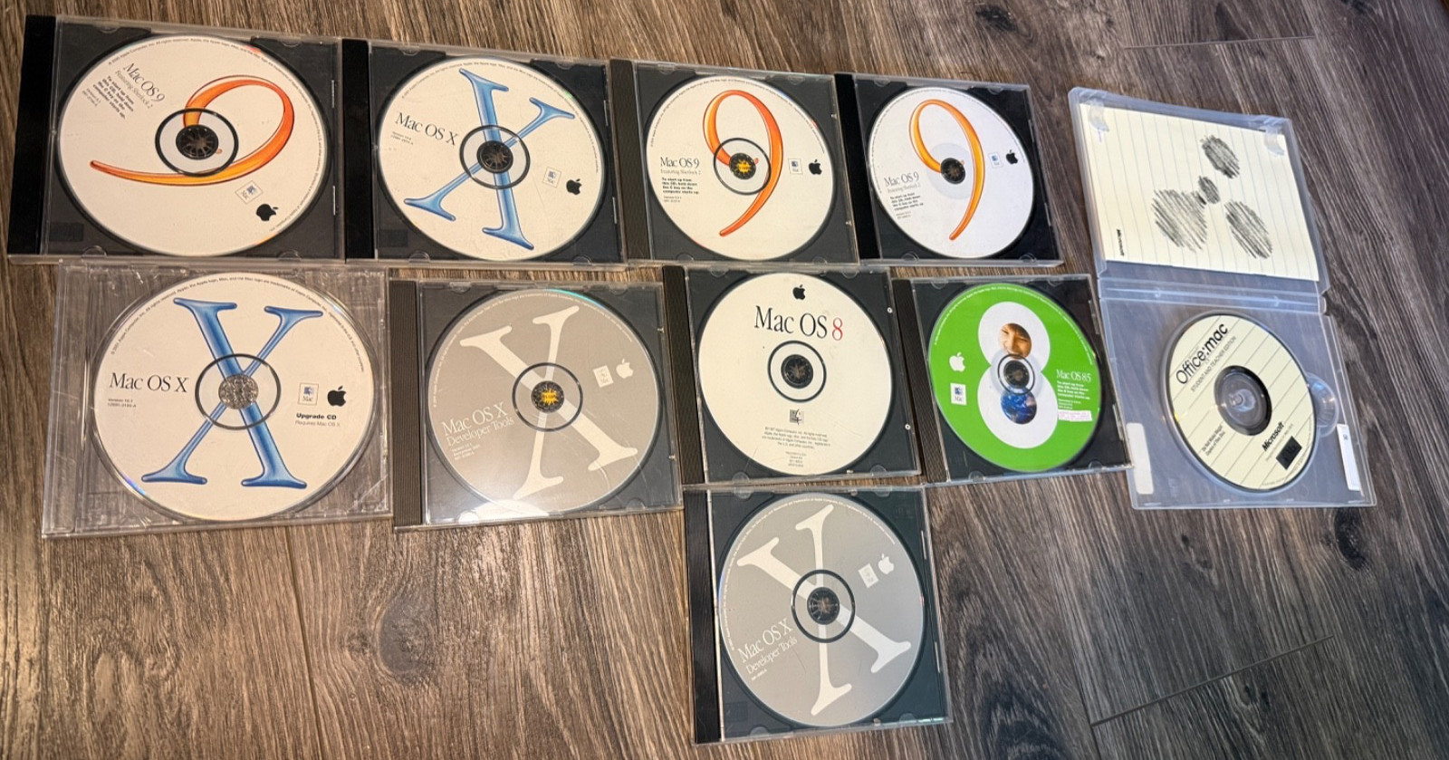 Vintage Apple Mac OS Install Disc Lot of 10