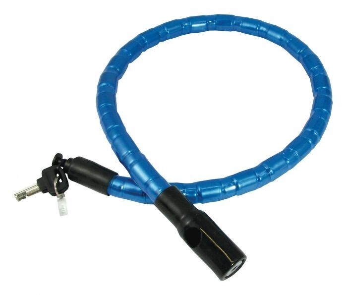 Motorcycle Cable Lock Mammoth 65" Snake Motorbike Scooter Hardened Steel Cable