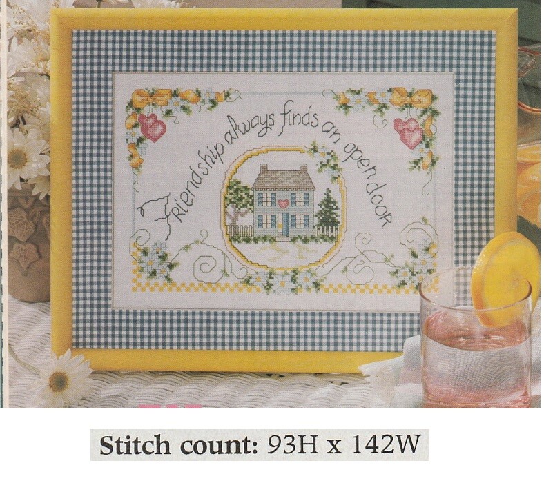 OPEN DOOR  CROSS STITCH PATTERN ONLY - YD  RUV