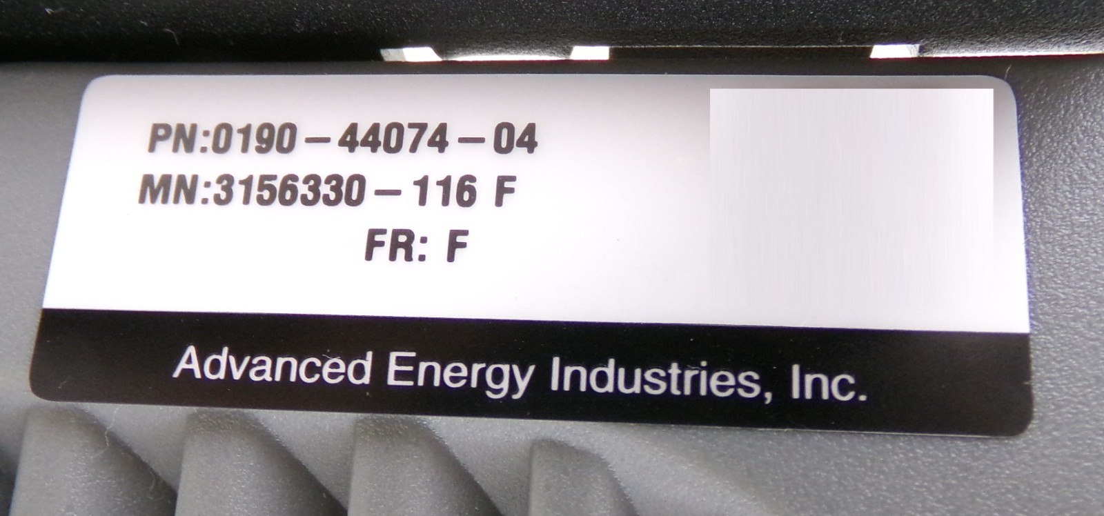 Paramount 3013 AE Advanced Energy 3156330-116 RF Generator Working Surplus