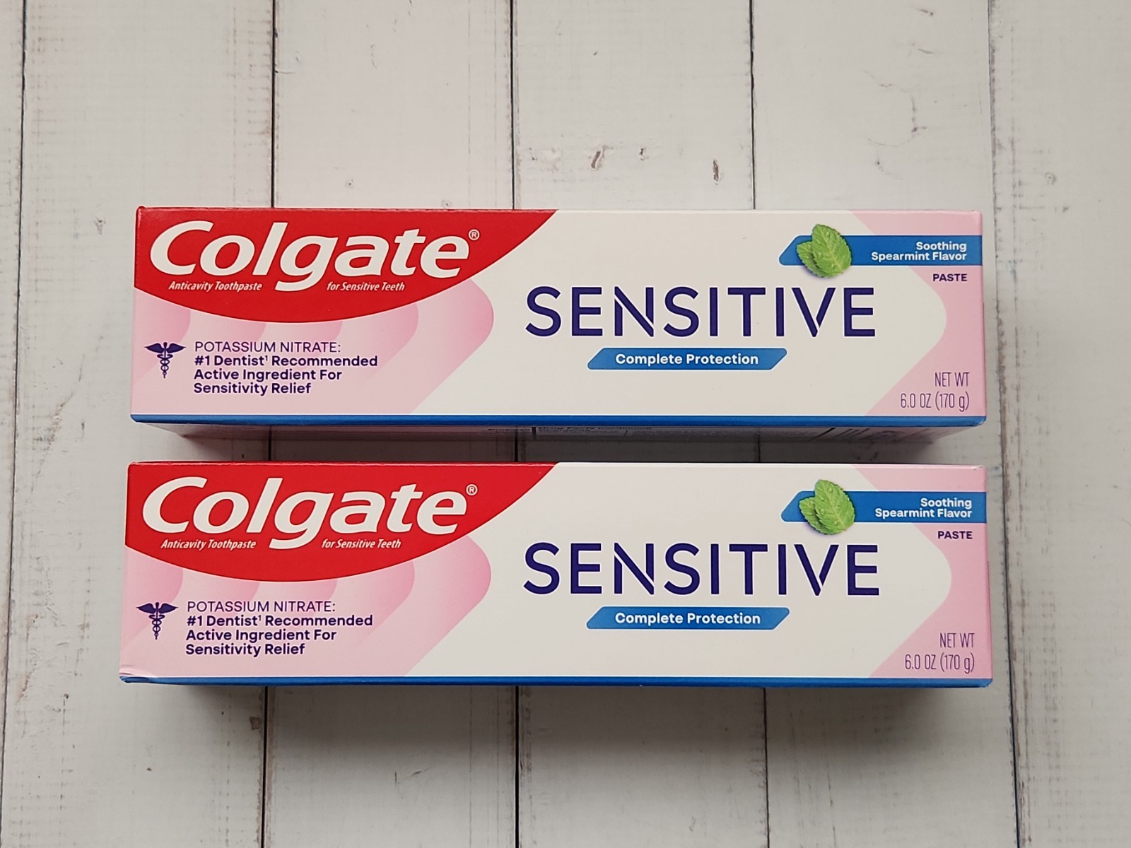 (Pack of 2) Colgate Sensitive Complete Protection Mint Toothpaste, 6.0 oz