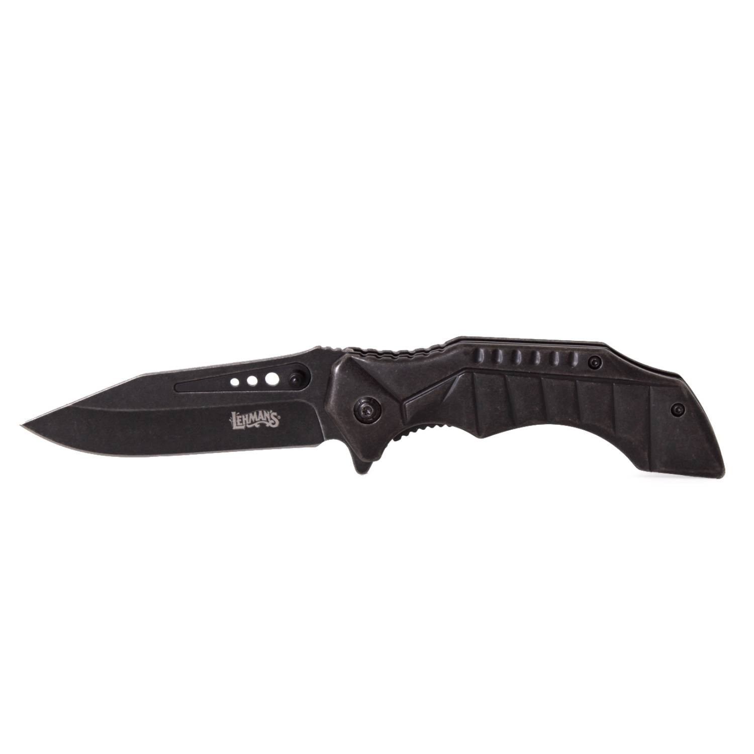 Lehman's Smithy's Lockback Folding Pocket Knife with Stainless Steel 4 in Blade