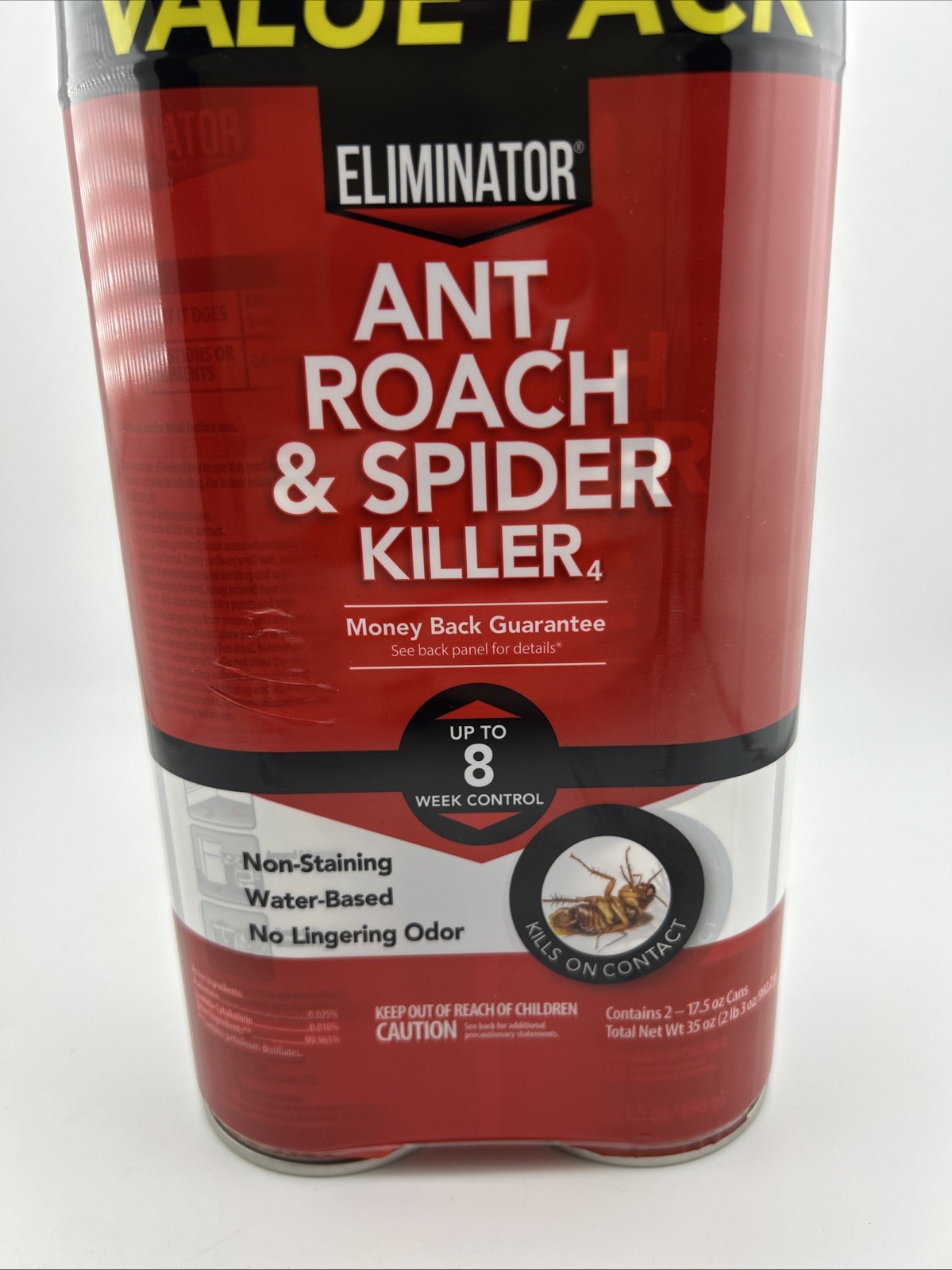 Eliminator Ant Roach and Spider Killer “2 17.5 oz. Cans”