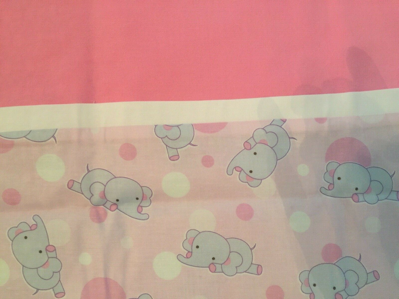 Pink Elephant Pillowcase -100% Cotton