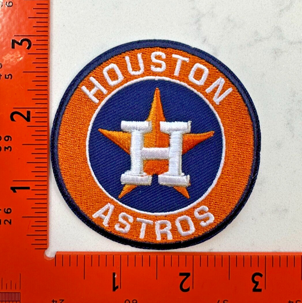 Houston Astros Embroidered Iron-On/Sew-On Logo Patch Badge