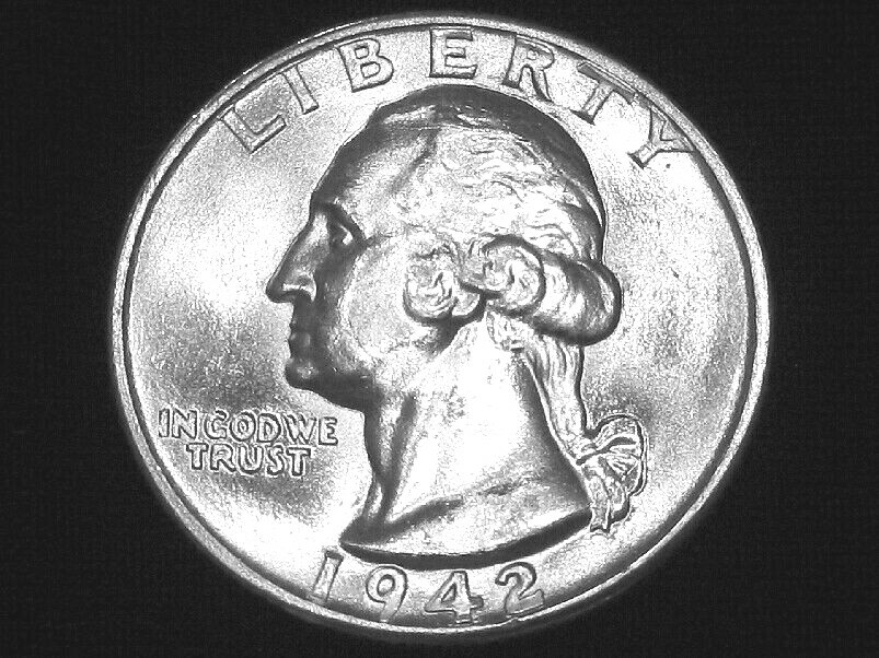 1942-D Washington Quarter --- Gem Uncirculated