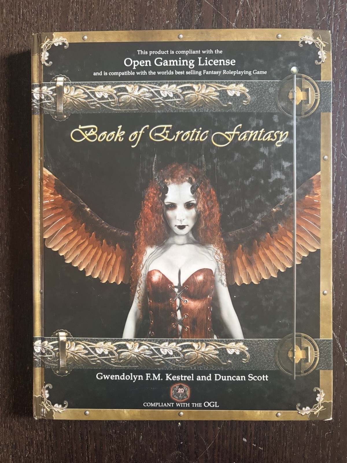 Book of Erotic Fantasy Hardcover OGL 2003 D&D Gwendolyn FM Kestrel