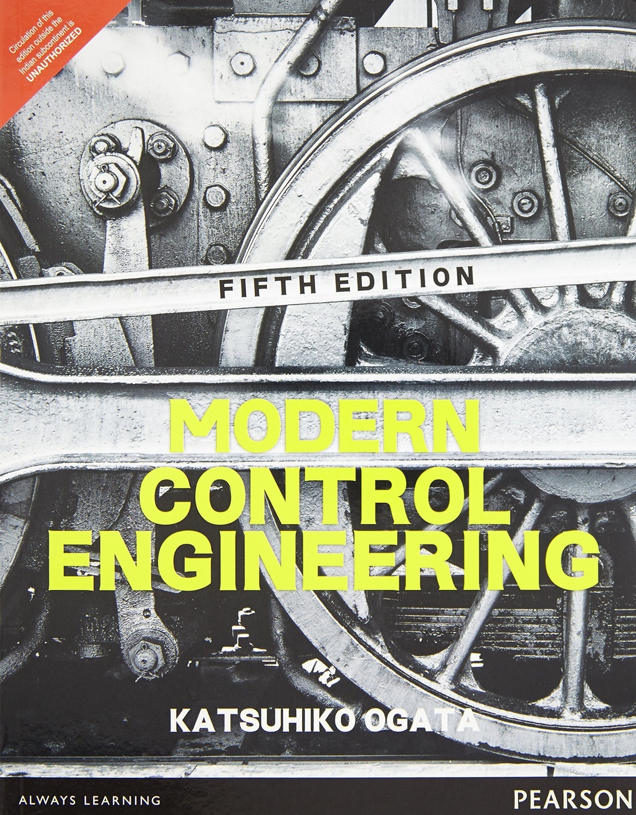 Modern Control Engineering by Katsuhiko Ogata 5th Intl Softcover Ed Same Book