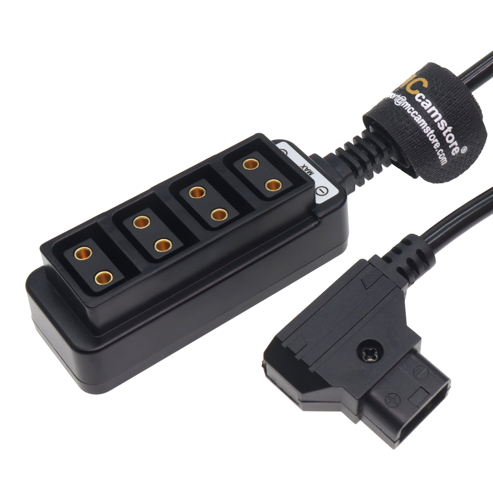 D Tap Splitter Cable, D-tap to 4 D-tap P-tap Splitter for Photography Power 2m