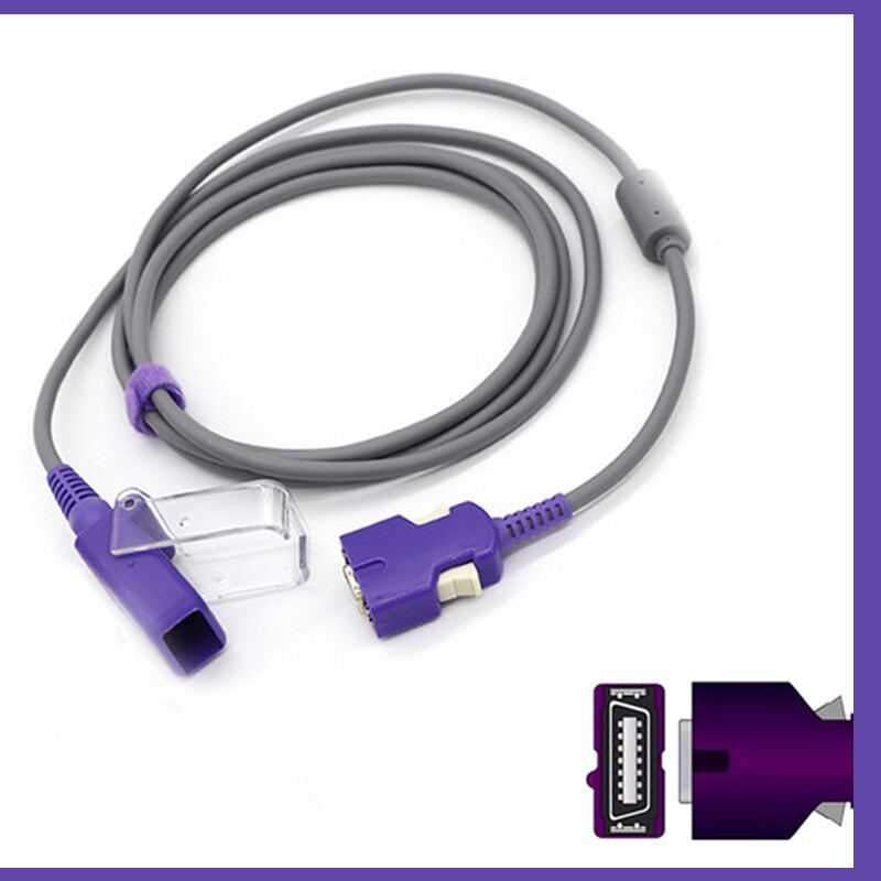 Spo2 connecting cable Pulse Oximeters Extension cord Suitable for Nellcor oximax