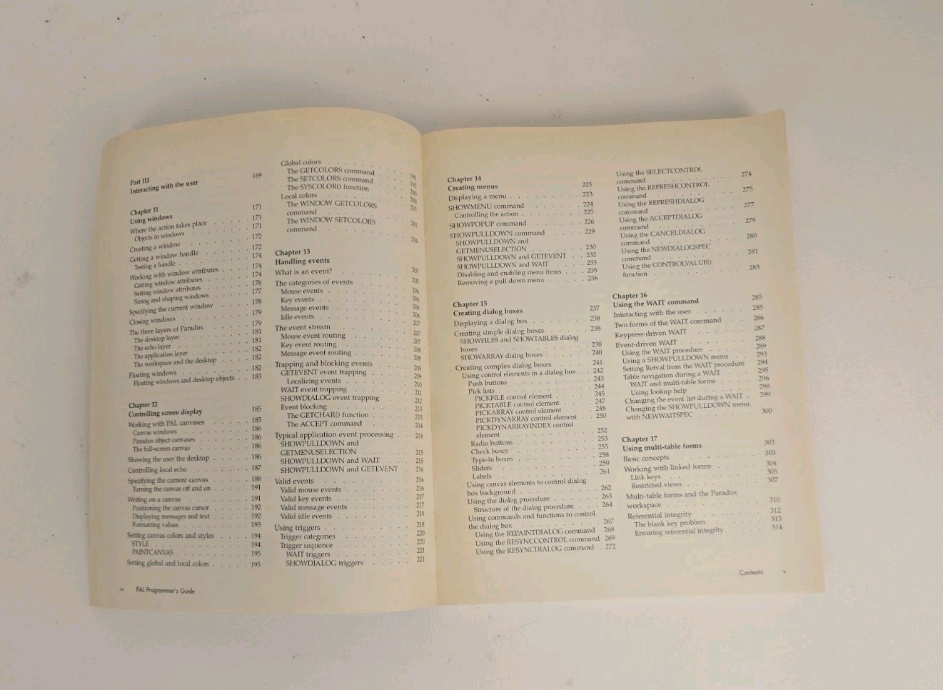 Borland Paradox For DOS PAL Programmers Guide 1993