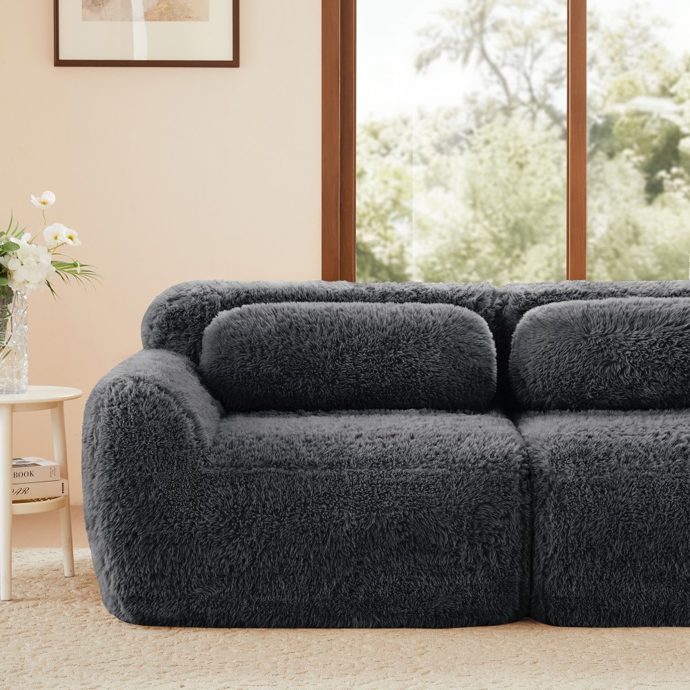 Modular Sectional Sofa Couches 32D High Density Sponge Required Ergonomic Design