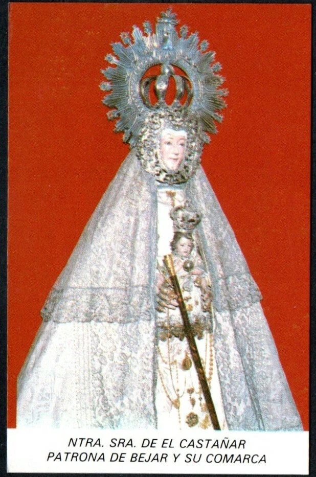 Holy card de la Virgin santino image pieuses estampa
