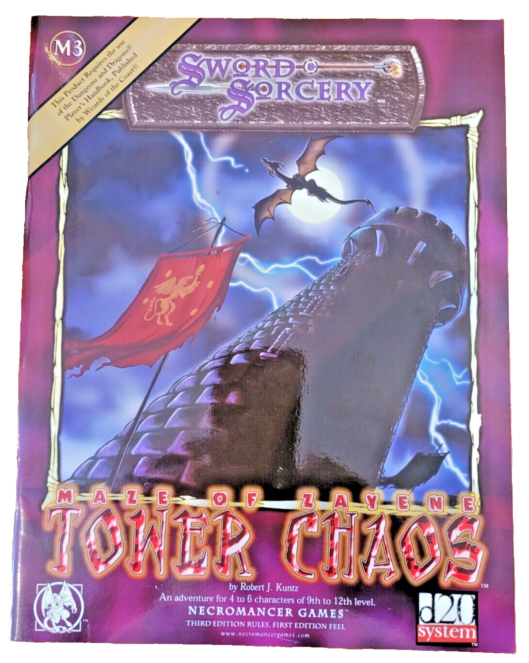 Tower Chaos - M3 (part 3 of 4 part Maze of Zayene) - D&D 3.0 - Necromancer Games