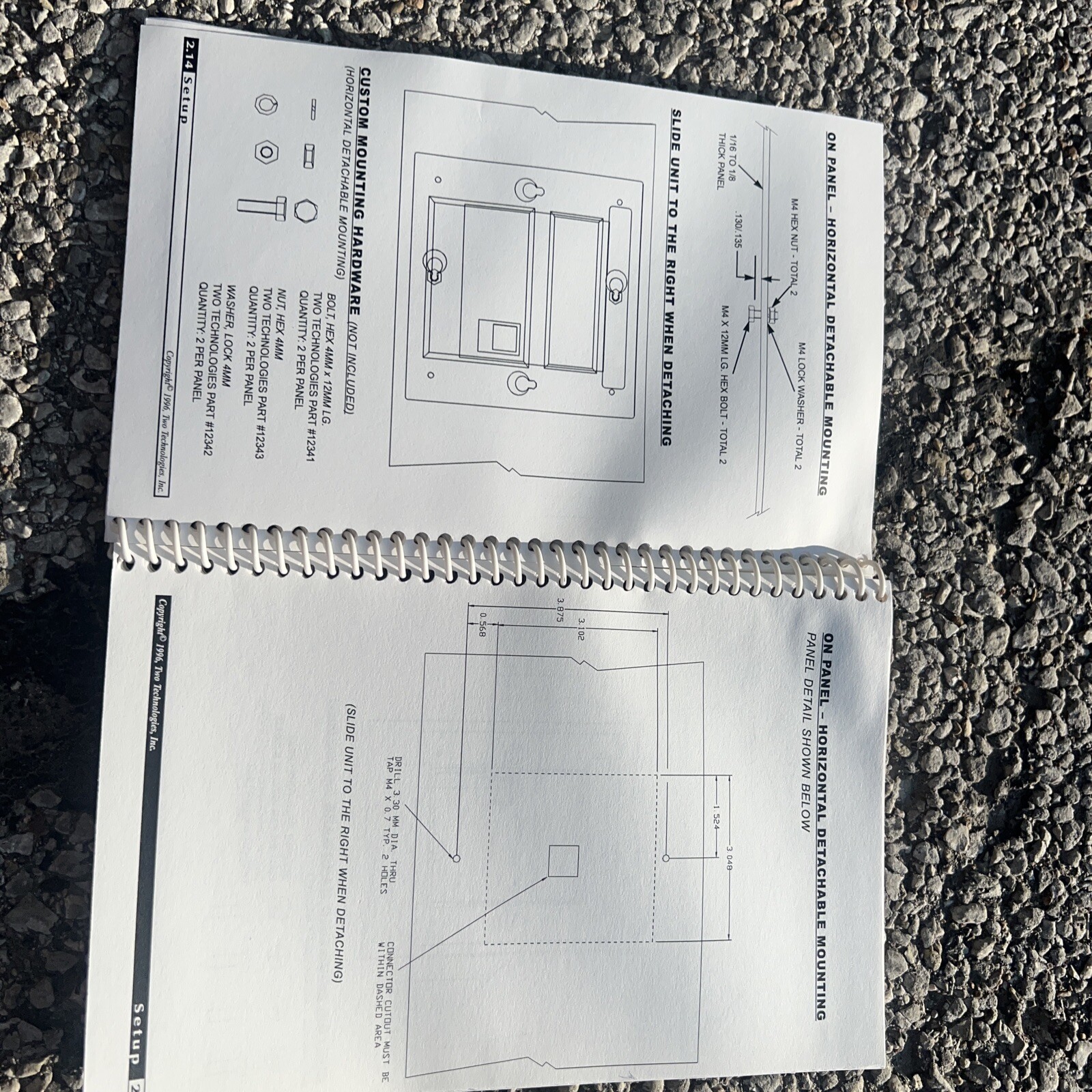 Two Technologies SMT ascII terminal Smtr4–2 Series Panel Mount Terminal