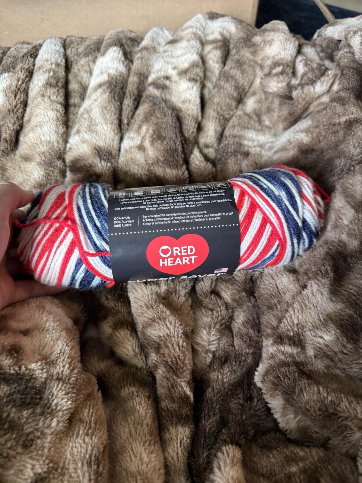 Red Heart Super Saver Yarn Americana 5 Oz Skein Lot 0750 Acrylic Worsted
