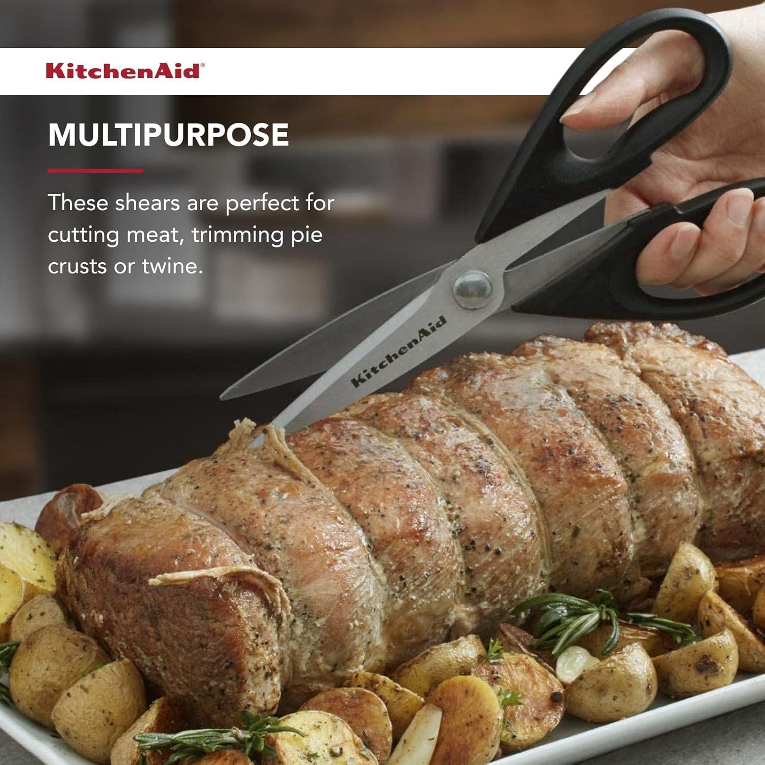 KitchenAid All Purpose Kitchen Shears, Durable Stainless Steel Scissors