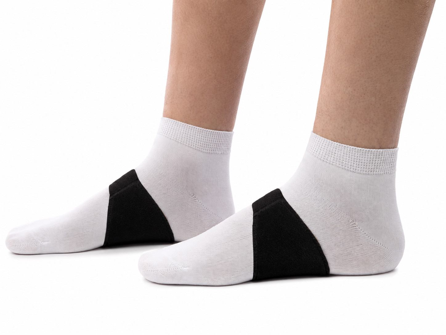 FlexaMed Plantar Fasciitis Arch Supports w/ XRD PORON Cushion - Pair