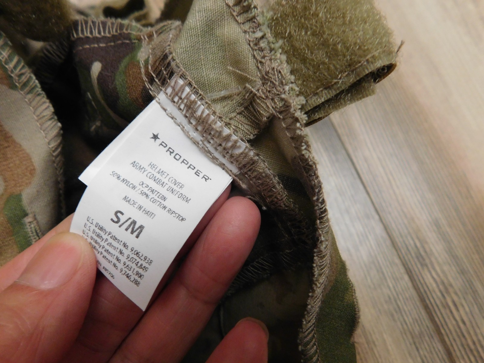 USGI PROPPER OCP COMBAT HELMET COVER SIZE SMALL / MEDIUM NEW