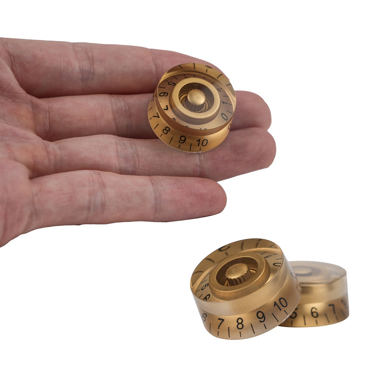 4Pcs Gold Guitar Volume Tone Speed Control Knobs for Les Paul Electric Guitars