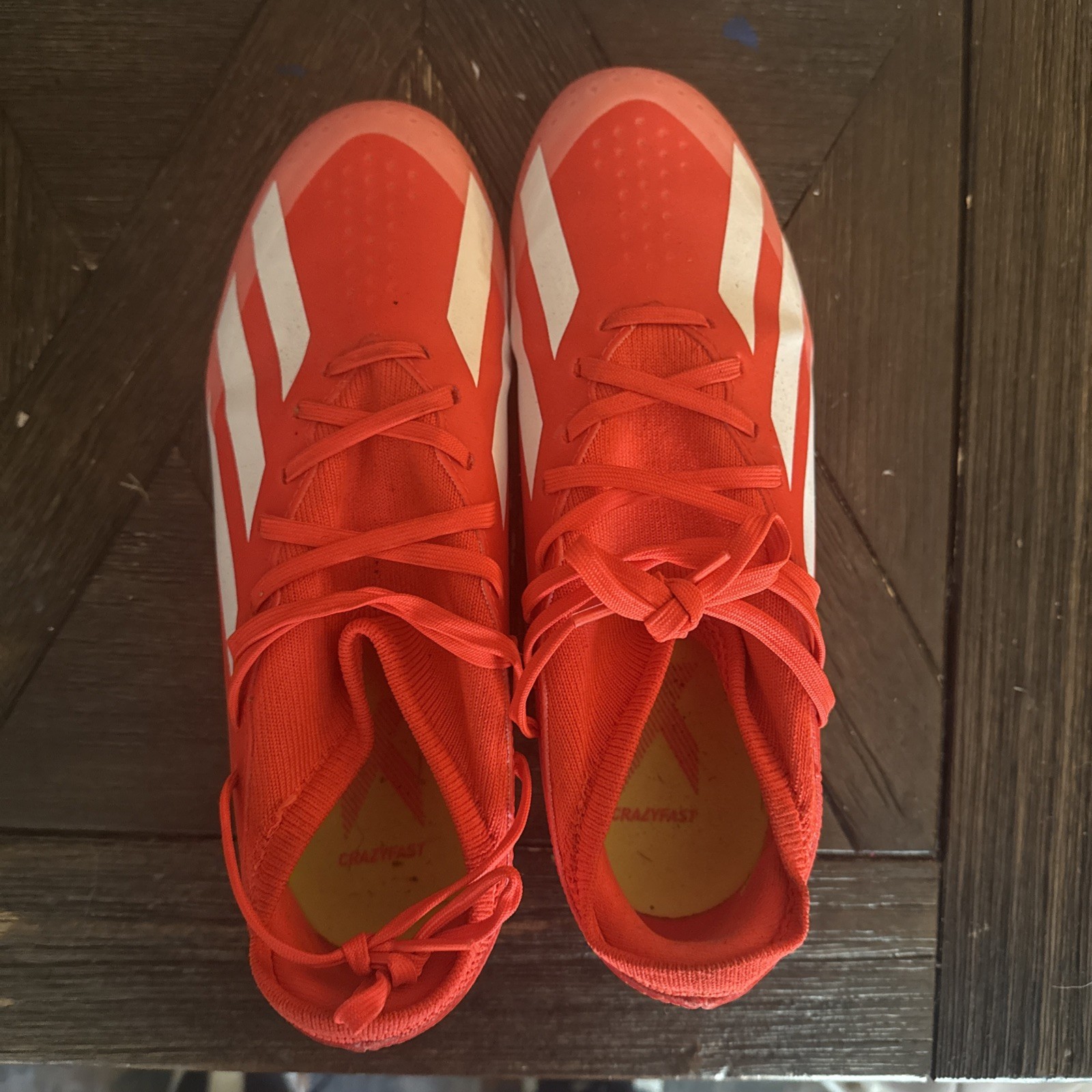 Adidas X Crazyfast League FG Soccer Cleats Citrus Orange IG9117 Mens Size 6