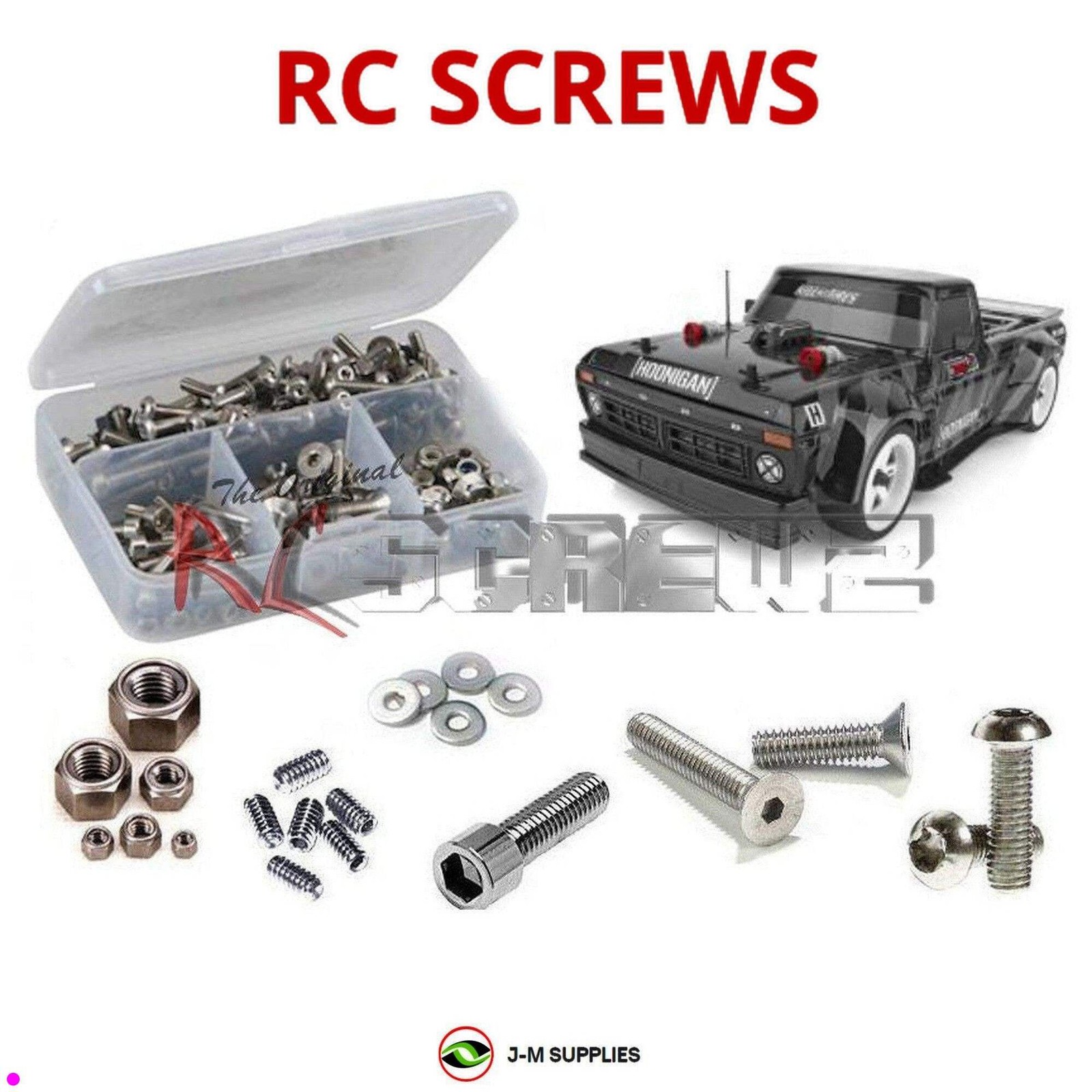 RCScrewZ Stainless Screw Kit asc126 for Associated Apex2 Hoonitruck #30123 | SET