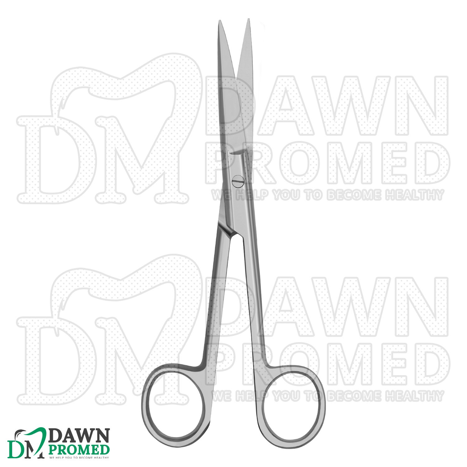 Operating Scissors 5.5" Straight Sharp Sharp Round Pattern Surgical Instruments