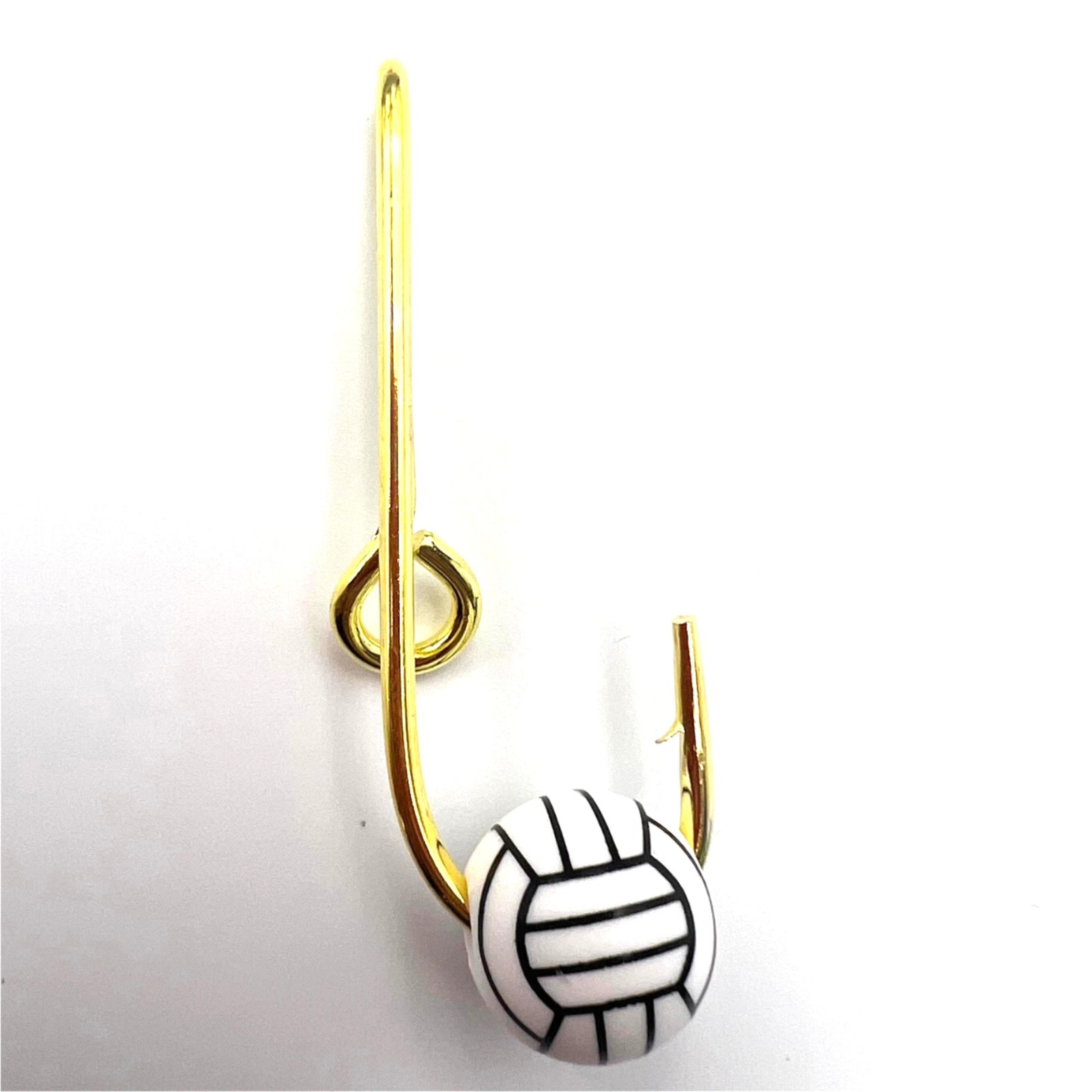 1*Carbon Steel Fishing Hook Hook Assortment for Hat Tie Clip volleyball