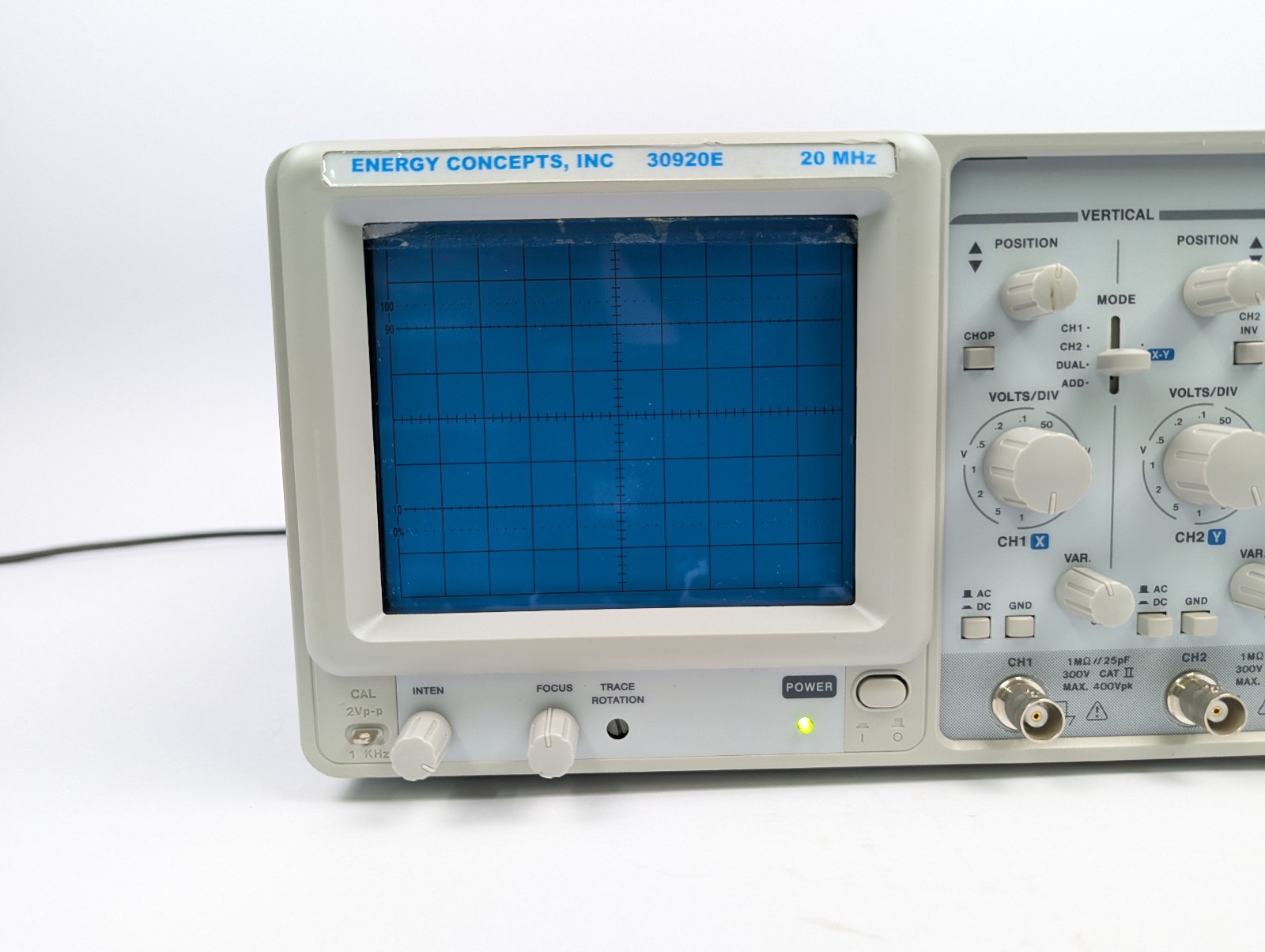 Energy Concepts 30920E 20MHz Oscilloscope (A/1)