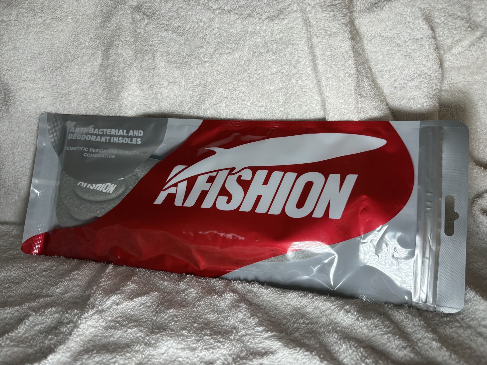 Afishion Anti-Bacterial and Deodorant Shoe Insoles (Size Adaptable)