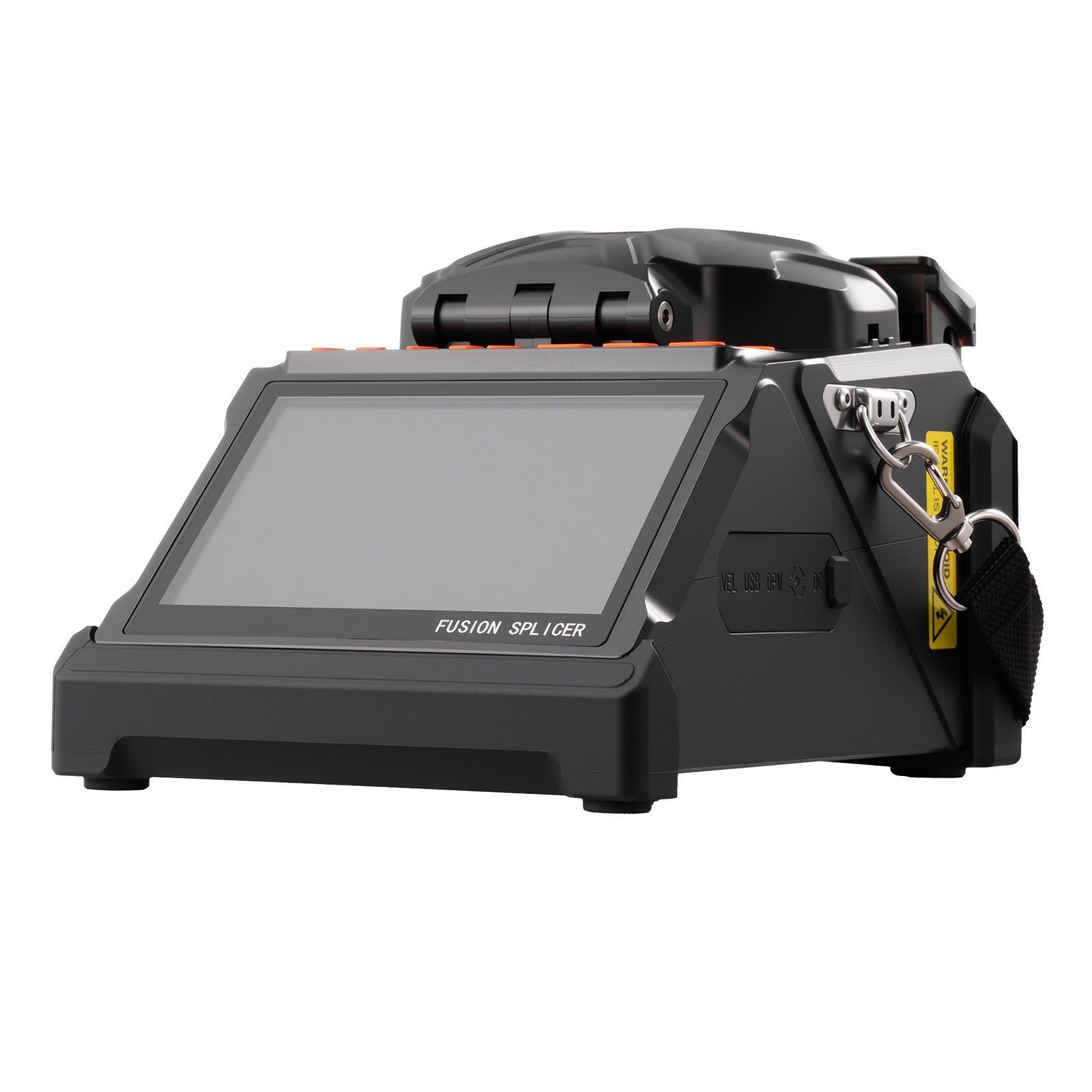 Fiber Optic Fusion Splicer 5" Screen 6 Motor Core Clad Alignment