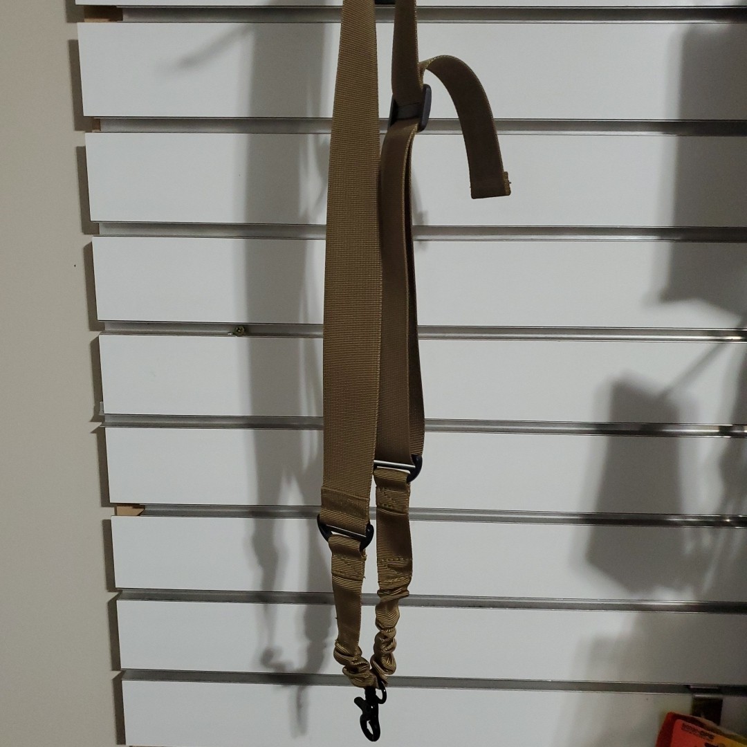 Single Point Tactical Sling Bungee Quick Release FDE Free Ship