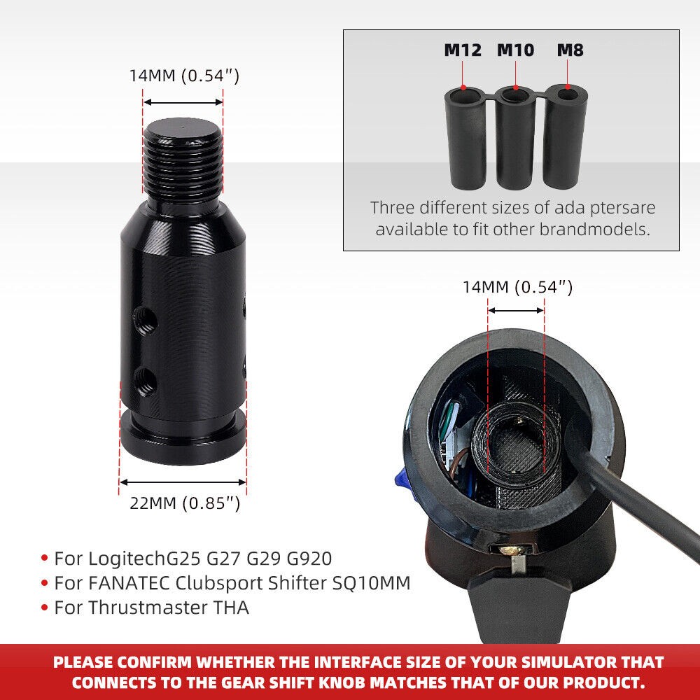 USB Shifter Knob For ATS ETS2 PC SIM For Logitech G27 G29 G920 Thrustmaster TH8A