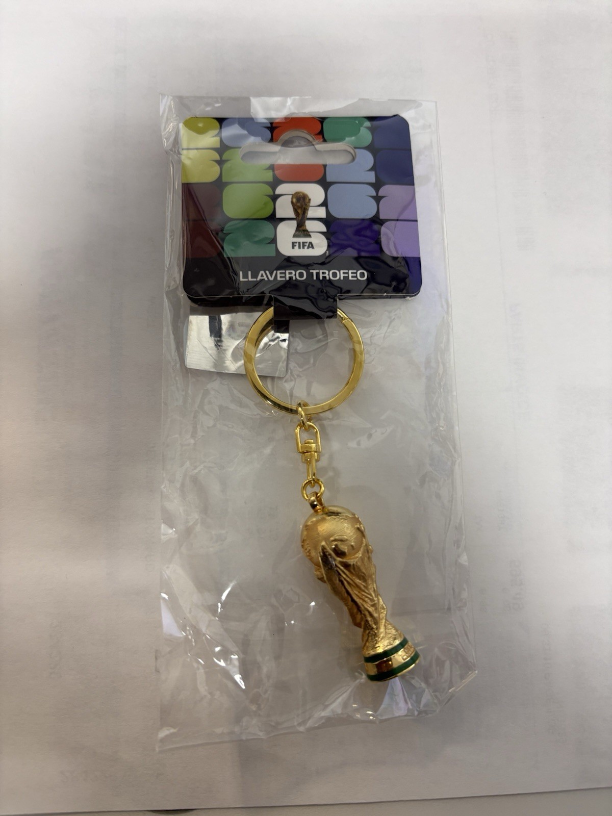 2026 FIFA World Cup Trophy Keychain Gold Metal Detachable Keyring Collectible