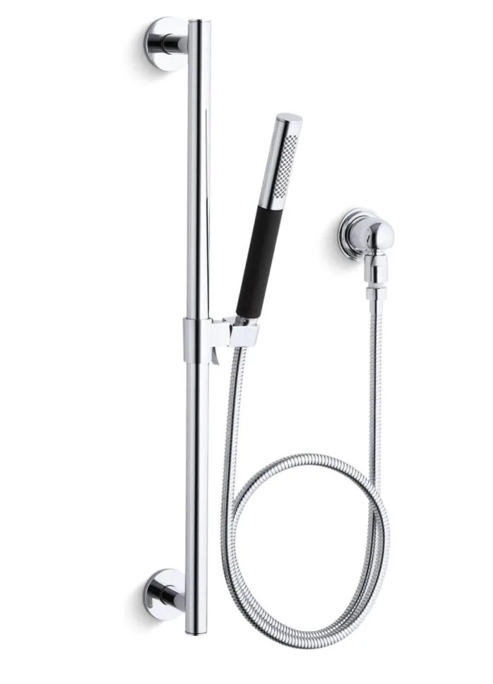 Kohler K-8487-CP Hotel Multi-Function Hand Shower Hose Slide Bar Chrome NEW Box