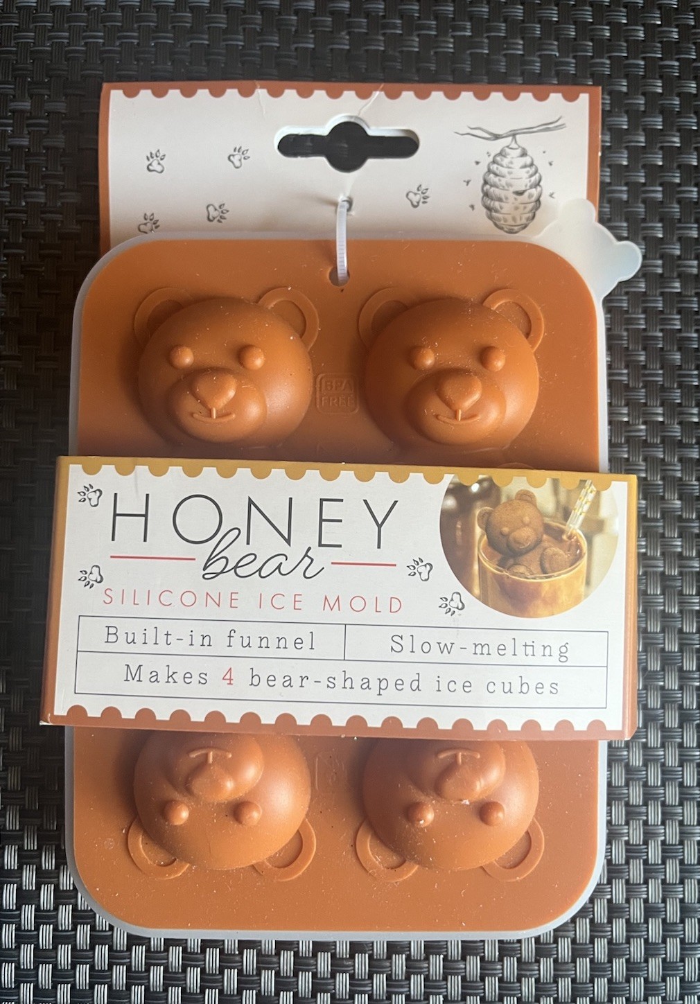 Honey Bear Silicone Ice Mold, New In Package, New
