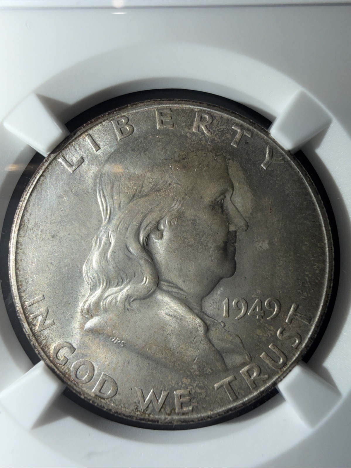 1949-S Franklin Silver Half Dollar NGC MS 66