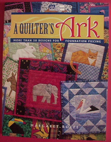 A Quilter's Ark + 2 Quilting Books,  Nice 3-Piece Lot, Individually Described