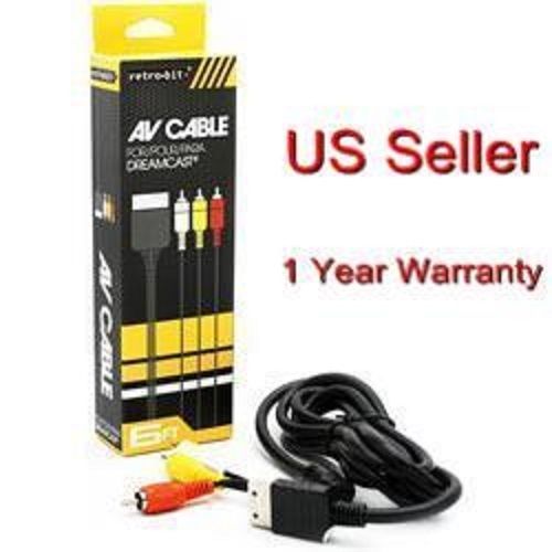 BRAND NEW AV AUDIO VIDEO CABLE FOR SEGA DREAMCAST