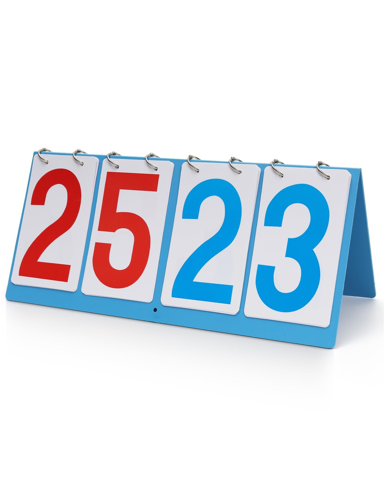 TTeebmi Scoreboard Score Keeper Flip Flipper, Waterproof Plastic Cards, Premi...